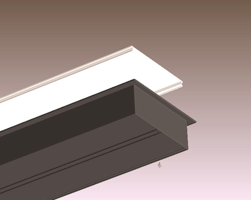Customized Recessed Linear Light 144 Leds/M Linear Led Pendant For Office